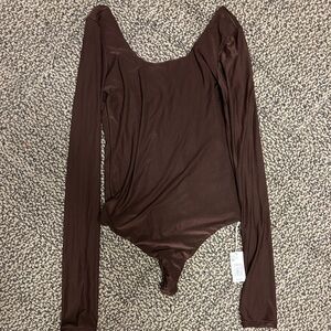 Aerie new brown body suit, size medium NWT